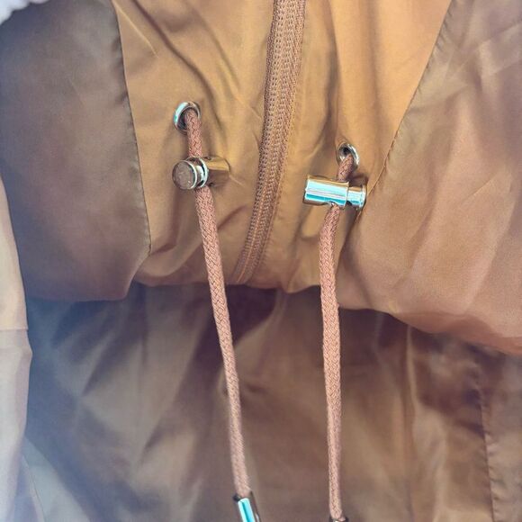 NY&C New York & Company Quilted Zip Jacket – Women’s Small – Burnt Orange - Picture 6 of 11